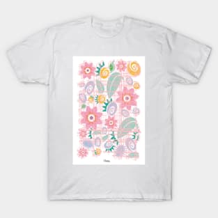 Pink Flowers T-Shirt